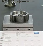 Gear inspection report print out at INSCO Corporation